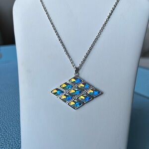 Touchstone Crystal by Swarovski bejeweled necklace